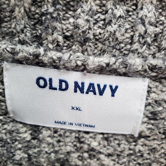 Old Navy Womens Gray Cowl Neck Pullover Knit Sweater Plus 2XL Cotton Blend - Picture 7 of 10